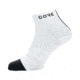 GOREWEAR M Light Mid Socks in White/Black 8-9.5 Moisture Wicking C8C64A50, 100232-0199-L