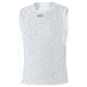 GOREWEAR Mens M WINDSTOPPERR Base Layer Sleeveless Shirt in Light Grey/White XL Form fit Windproof 79310216, 100025-9201-XXL