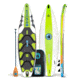 Aquapac Raptor+ 108 Inflatable Paddle Board - Green/Wood F2A67AEC, 10 ft 8 in, Green/Wood, ISUPRPTPLS-349-10/FT/8/IN