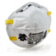 3M Particulate Respiratory Mask, Cup Style, White, Standard Size, Case of 20, N95 3M-8210