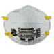 3M Particulate Respiratory Mask, Cup Style, White, Standard Size, Case of 20, N95 3M-8210