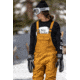 686 Black Magic Insulated Bib - Womens, Golden Brown Dobby, Small, L9W404-GLDB-S