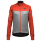 GOREWEAR Phantom Cycling Jacket Womens in Lab Gray/Fireball XL 16-18 Slim fit Windproof 0C07C79E, 100821-BFAY-44