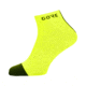 GOREWEAR M Light Mid Socks in Neon Yellow/Black 8-9.5 Moisture Wicking 43A6AE58, 100232-0899-L