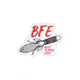 Big Bite Baits 3.5x2.5inch BFE Sticker, Multi, One Size, BBB-DECAL 012