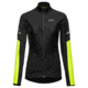 GOREWEAR Womens M Thermo Long Sleeve Zip Running Shirt in Black/Neon Yellow Medium 8-10 Slim fit 7E480A8A, 100533-9908-40
