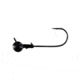 Big Bite Baits Finesse Worm Jighead, 4 per Pack, Black, 1/16 oz, FWB