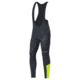 GOREWEAR Mens C7 Partial WINDSTOPPERR Pro Cycling Bib Tights+ in Black/Neon Yellow Large Form fit Windproof 01A9FEFF, 100271-9908-XL