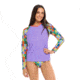 Body Glove Aloha Vibes Sleek Long Sleeve Rashguard - Multi 35E21CF5, M, Aloha Vibes Multi, 39-617741-Multi-M