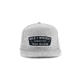 Milk X Whiskey Trailblazer Raster Wool Flat Brim Hat B9259488, Heather Grey, mxwhmtrhg