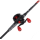 Abu Garcia Max X Black Baitcast Combo, 6.4/1, Right, LP, 7ft. Rod Length, Medium Heavy Power, 1 Piece Rod, MAXX/701MH-BLK