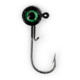 ACC Crappie Stix Crappie Jig Heads, Black, 1/8 oz, JIG18BLACK