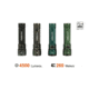 Acebeam EDC E75 High-Performance Flashlight, 4500 Lumens, Green, E75