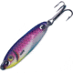 Acme Kastmaster Rattle Master Baitfish UV Spoon, 1 1/4in 1/12oz, Purple Tiger, SW225R/GBPS