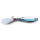 Acme Kastmaster Spoon 1 3/8in, 1/8oz, Chrome &amp; Neon Blue with White Bucktail, SW1051/CHNB