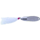 Acme Kastmaster XL Spoon, 2 3/4in, 1oz, Chrome w/White Bucktail, SW121/CH