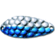 Acme Little Cleo Spoon, 1 7/8in, 1/3oz, Sinking, Hammered Nickel &amp; Blue, C100/HNB