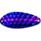 Acme Little Cleo Spoon, 2 1/8in, 2/3oz, Hammered Purple Blue, C230/HPB