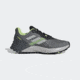 Adidas Terrex Soulstride Trailrunning Shoes - Men's, Grey Four/Grey Two/Pulse Lime, 10, GZ9034-10