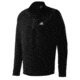 Adidas Terrex Hiking/Trekking One Sided Half Zip Fleece Jacket - Men's-Black-Small