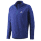 Adidas Terrex Hiking/Trekking One Sided Half Zip Fleece Jacket - Men's-Hero Ink/Pride Blue-Small