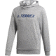 Adidas Terrex Logo Hoodie - Men's, Medium Grey Heather, Extra Large, CY8706-XL
