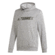 Adidas Terrex Logo Hoodie - Men's, Medium Grey Heather, DT4828-DEMO