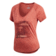 Adidas Terrex Mountain Women's Tee Shirt, Trace Scarlet, Large, CV6178-L