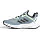 Adidas Terrex Agravic Flow - Womens, Ash Grey/Black/Glow Green, 8.5, G26099-8.5