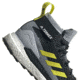 Adidas Terrex Free Hiker GTX Shoes - Men's, Halo Silver/Acid Yellow/Core Black, 12.5, FX4510-20-12.5