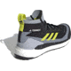 Adidas Terrex Free Hiker GTX Shoes - Men's, Halo Silver/Acid Yellow/Core Black, 12.5, FX4510-20-12.5