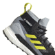 Adidas Terrex Free Hiker GTX Shoes - Men's, Halo Silver/Acid Yellow/Core Black, 12.5, FX4510-20-12.5