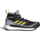 Adidas Terrex Free Hiker GTX Shoes - Men's, Halo Silver/Acid Yellow/Core Black, 12.5, FX4510-20-12.5
