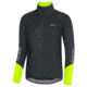 GOREWEAR Mens C5 GORE-TEX Active Cycling Jacket in Black/Neon Yellow Small Slim fit Waterproof 617F0643, 100193-9908-M