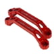 Agency 6 Billet Grab Handles, Pack of 2, Red, Billet Grab Handle-Red