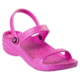 DAWGS Womens 3-Strap Sandals, Hot Pink, 7