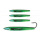 Ahi 6in Live Deception Daisy Chain Cedar Plug - Green Mackerel 150lb Fluorocarbon, CP-604-MK