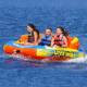 Airhead Live Wire Towable, 3 Person, Orange / Blue, AHLW-3