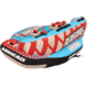 Airhead Renegade 3 Towable Kit w/ Rope &amp; Pump, Blue/Red/Black, 3 Person, AHRE-503