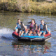 Airhead Renegade 3 Towable Kit w/ Rope &amp; Pump, Blue/Red/Black, 3 Person, AHRE-503