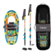 Airhead Yukon Charlies Sno-Bash Youth Aluminum Snowshoe Kit, Blue/Orange, 80-7006K