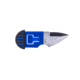 Al Mar Knives 1.3 in Stinger Keychain Fixed Blade Knife, Blue/Black, AMK1001BKBL