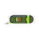Al Mar Knives 1.3 in Stinger Keychain Fixed Blade Knife, Green/Black, AMK1001BKG