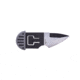 Al Mar Knives 1.3 in Stinger Keychain Fixed Blade Knife, Grey/Black, AMK1001GYBK