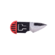 Al Mar Knives 1.3 in Stinger Keychain Fixed Blade Knife, Red/Balck, AMK1001RBK