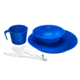 Alpine Mountain Gear 1-Person Table Set, Blue, AMG1PP-SET