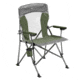 Alpine Mountain Gear Hard Arm Chair, 600 D Polyester / Mesh, Green, AMG-HAC/GRN
