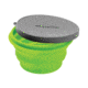Alpine Mountain Gear Medium Collapsible Silicone Container with Lid, Green, AMGCSB-M