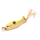 Als Goldfish Saltwater Series Goldfish with 3/0 Single Hook and Hackle Feather 2-3/4in, Bunker, 3/4oz, G400-SBNKR