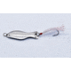Als Goldfish Saltwater Series Goldfish with 3/0 Single Hook and Hackle Feather 2-3/4in, Nickel, 1/2oz, G300-SN